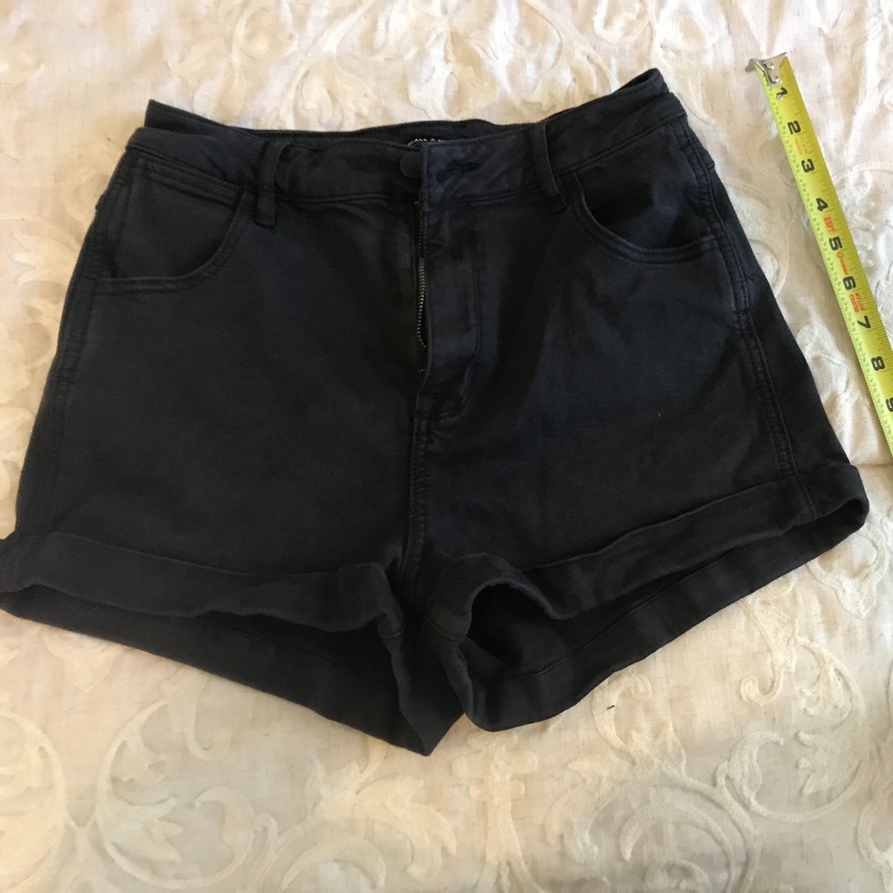 Kendall & Kylie High Waisted Black Shorts